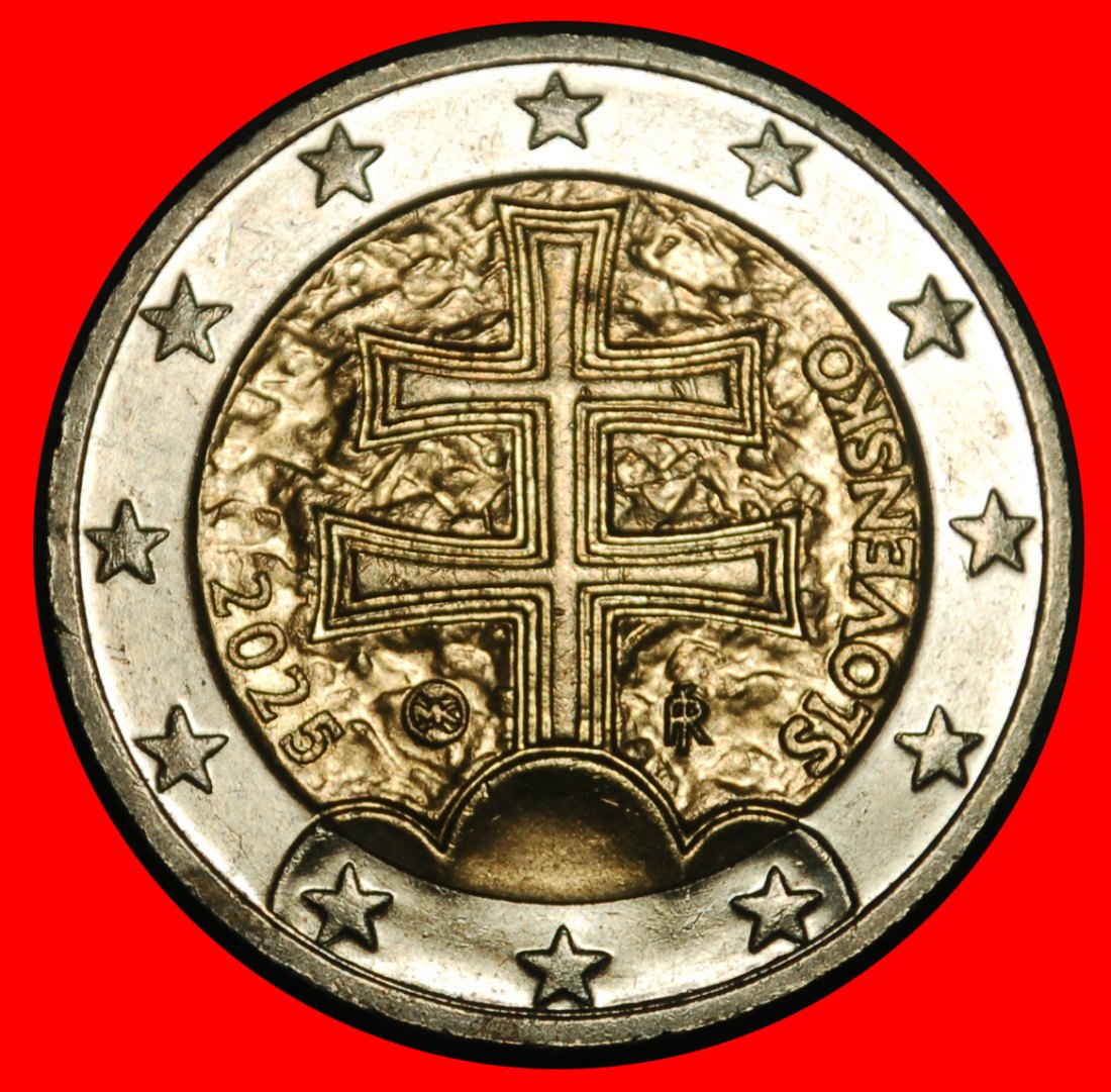 Ⰺ 3 SCHÜGEL (2009-2026): SLOWAKEI ★ 2 EURO 2025 STEMPEL I r6! OHNE VORBEHALT!