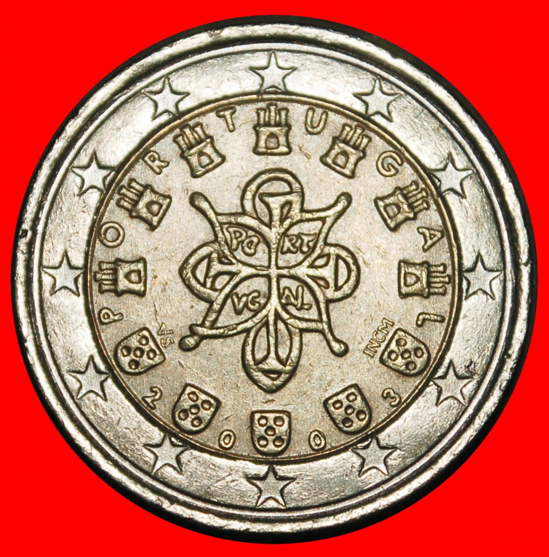 Ⰺ PHALLIC TYPE (2002-2007): PORTUGAL ★ 2 EUROS 2003! RIM r1!★LOW START ★ NO RESERVE!