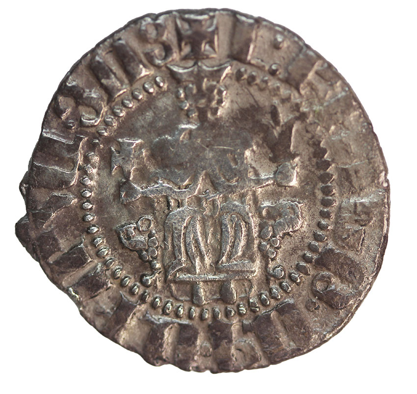  Cilician,Armenien ,Levon I. 1198-1219 ,AR Tram 2,83 g. , 21 mm   