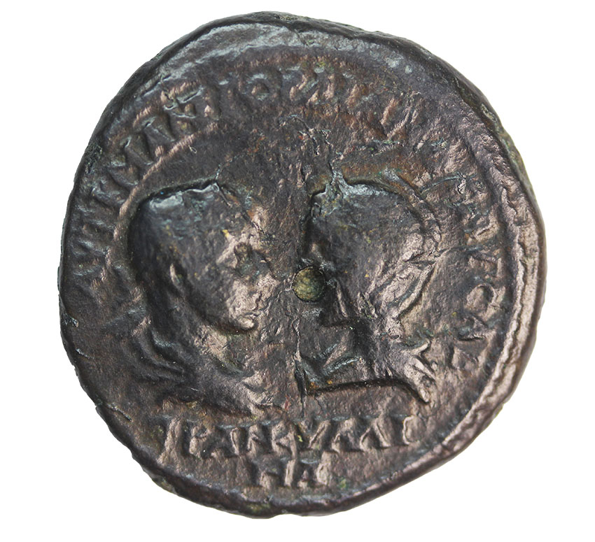 Gordian III.-Tranqullina 241-244AD,Anchialus,Thrace ,AE 27 mm, 15,03 g.,