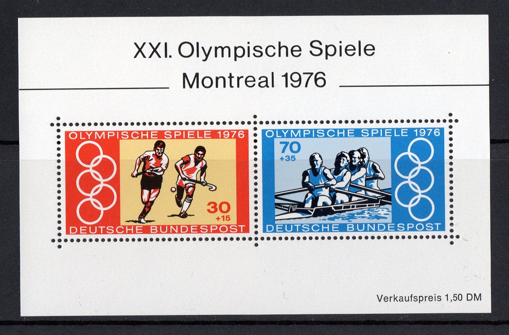  BRD 1976 Mi. 888-889 Block 12 **Postfrisch   