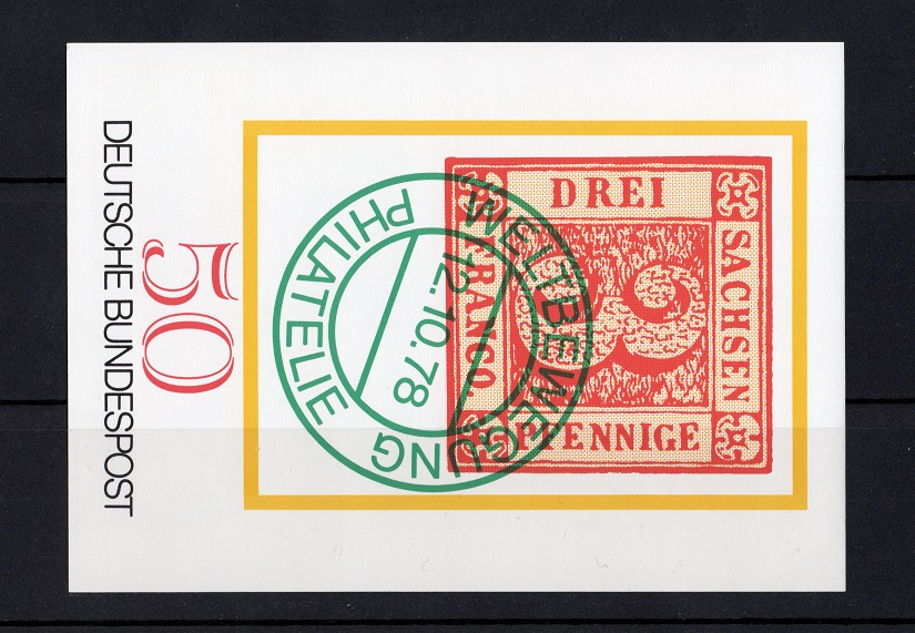 BRD 1978 Postkarte/ Tag der Briefmarke/ s.scan