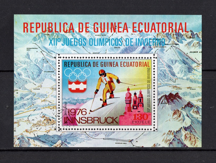  GUINEA Block Innsbruck 1976/ **Postfrisch/ s.scan   