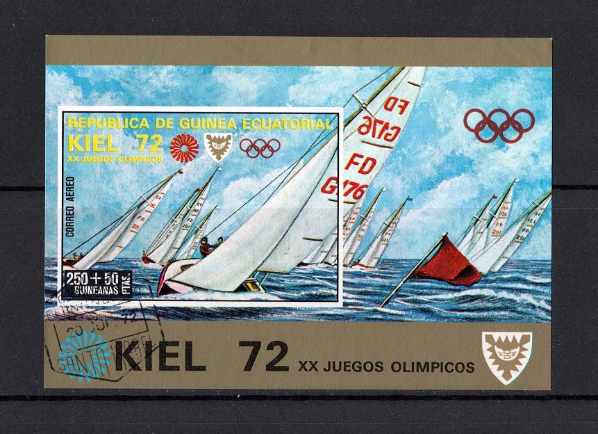  GUINEA Block Kiel 1972/ Sonderstempel SST./ s.scan   