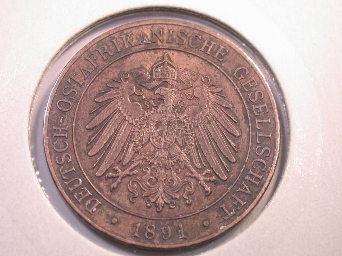  J35  D.O.A Ostafrika  1 Pesa 1891 in ss-vz Originalbilder   