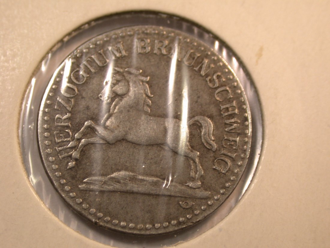  J35  Herzogt. Braunschweig 10 Pfennig in ss+  J. N 3a   Originalbilder   