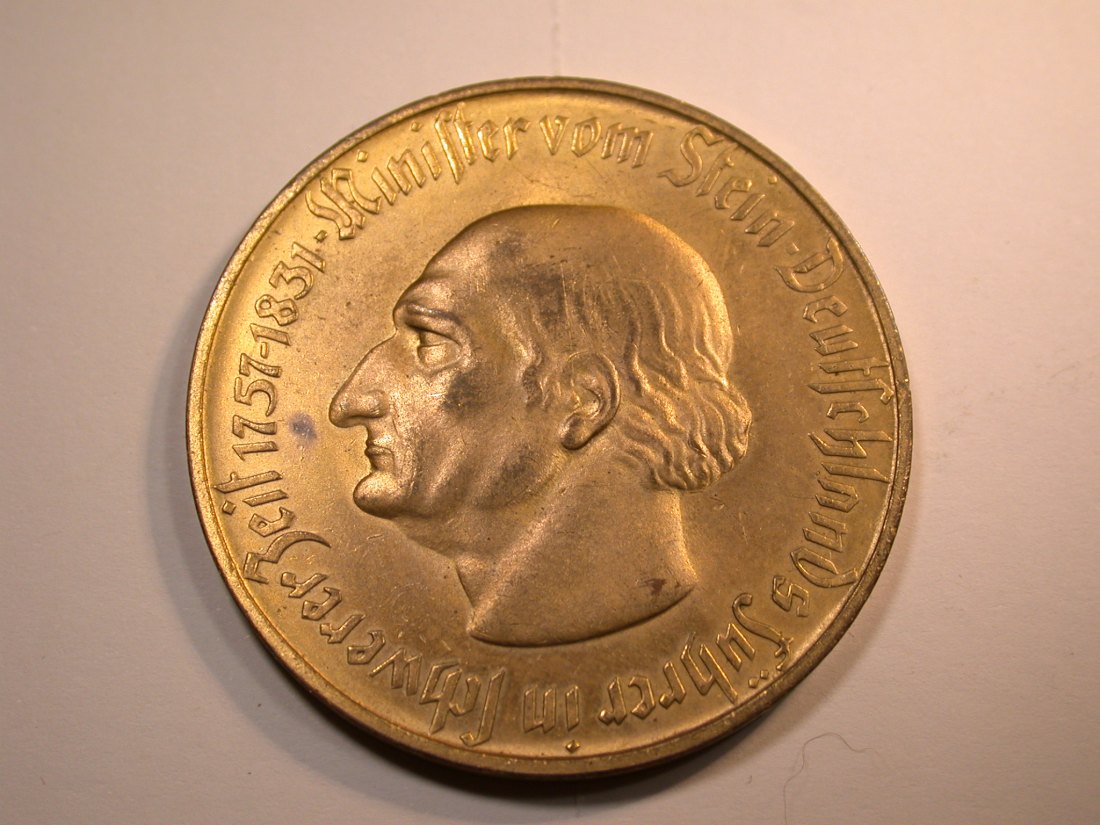  J35  Westfalen von Stein 1923  5 Millionen Mark N22 in vz-st 33,5 Gramm  Originalbilder   