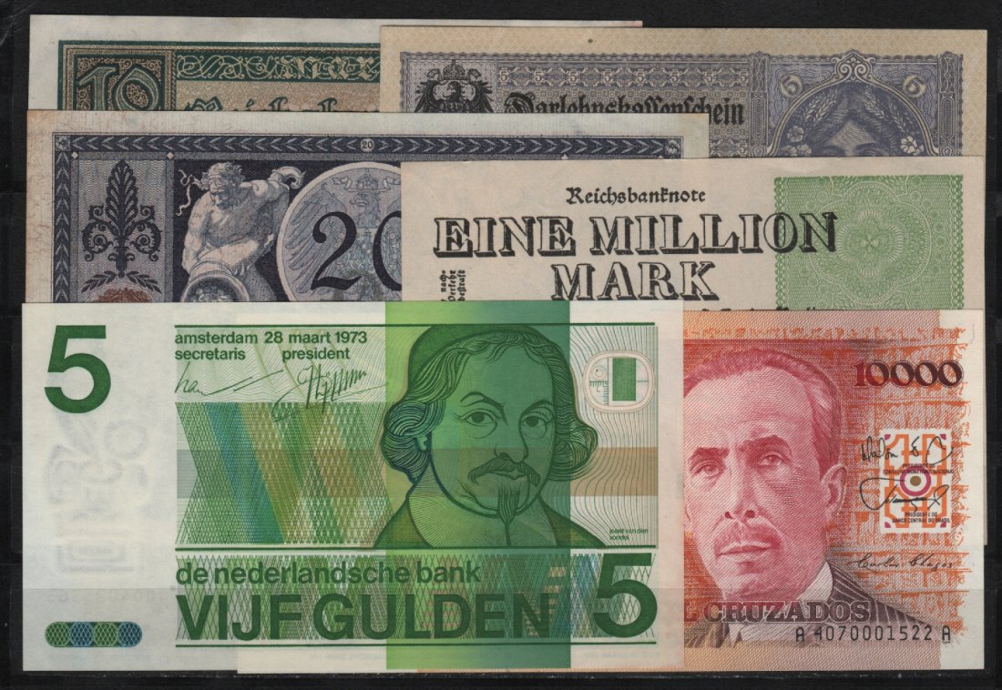  11 BANKNOTEN DEUTSCHLAND UND ALLE WELT MIT LEICHTEN MAKELN!   