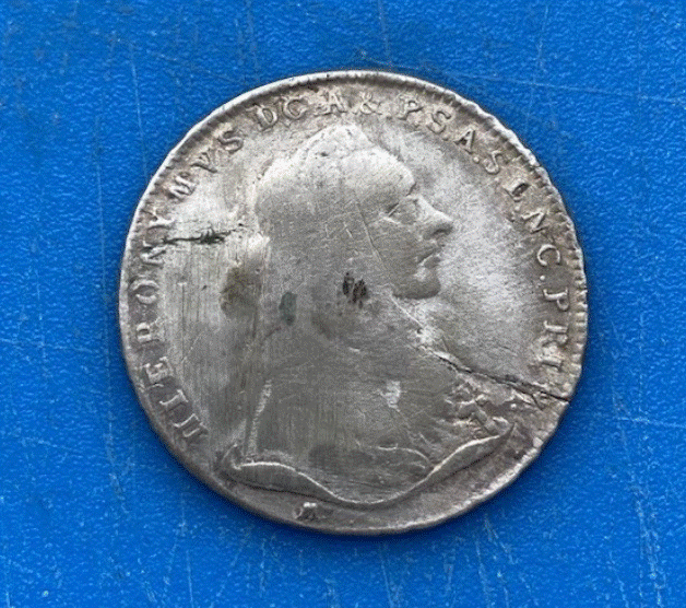  SILBER - Salzburg (Erzbistum) 20 Kreuzer 1801 Hieronymus von Colloredo   
