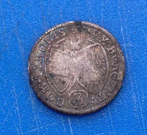  Österreich / Grafschaft Tirol 3 Kreuzer 1645 Erzherzog Ferdinand Karl Silber   