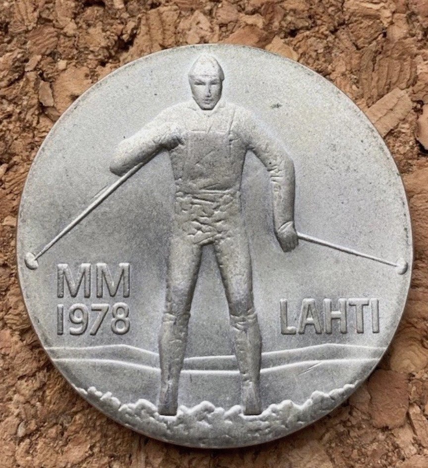  SILBER - Finnland 25 Markkaa 1978 – Ski WM Lahti   