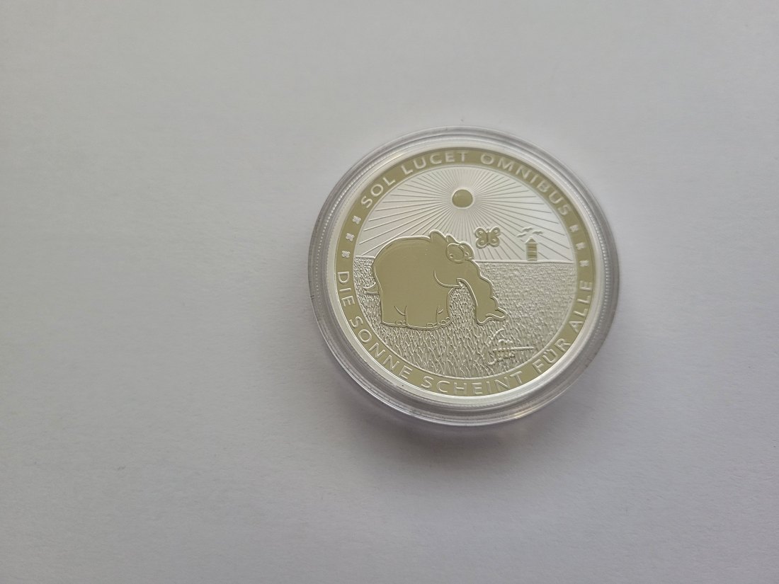  1 Dollar 2021 Die Sonne scheint für Alle 1 Oz Silbermünze 9999 Tuvalu Spittalgold9800 (5455   