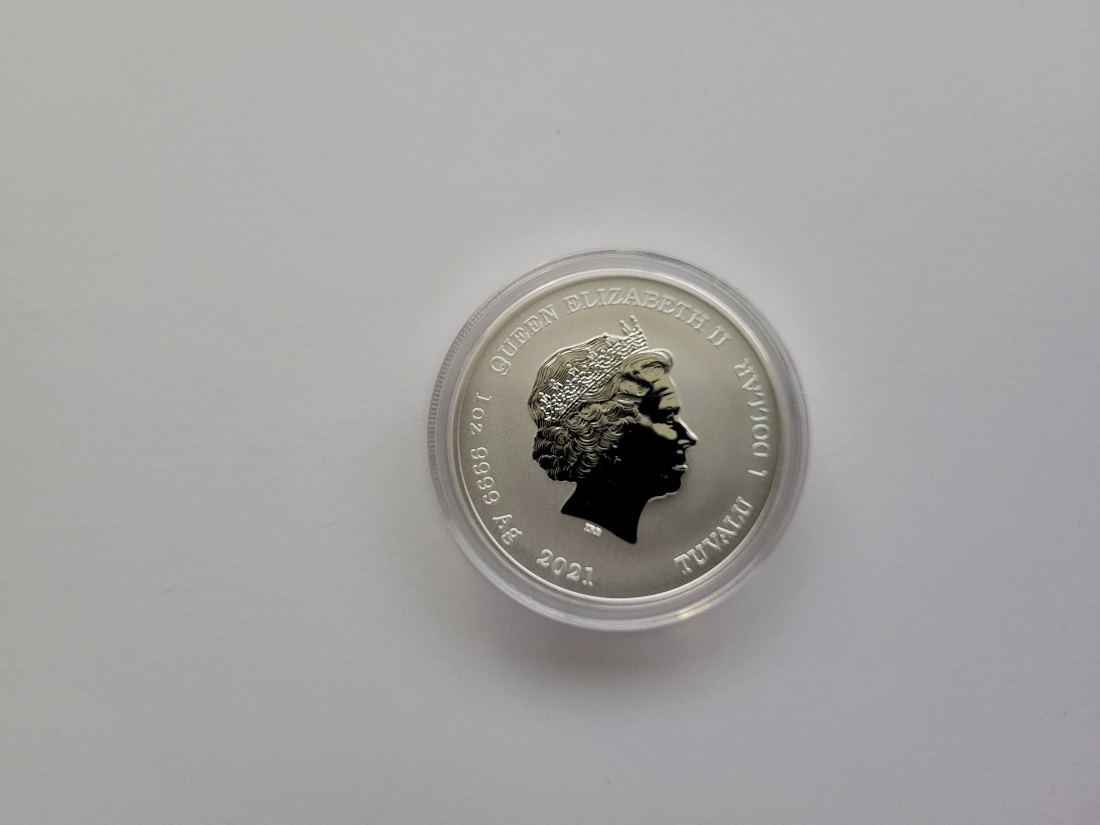  1 Dollar 2021 Die Sonne scheint für Alle 1 Oz Silbermünze 9999 Tuvalu Spittalgold9800 (5455   