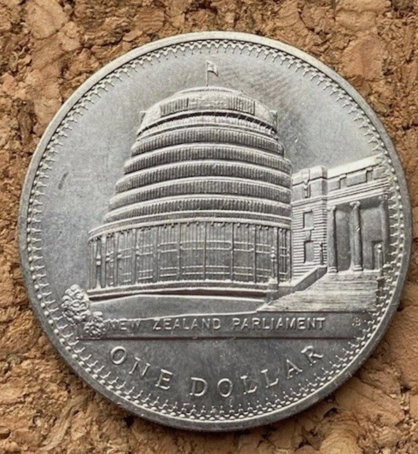  Neuseeland - 1 Dollar 1978 Krönung , Bestes Angebot EU West   