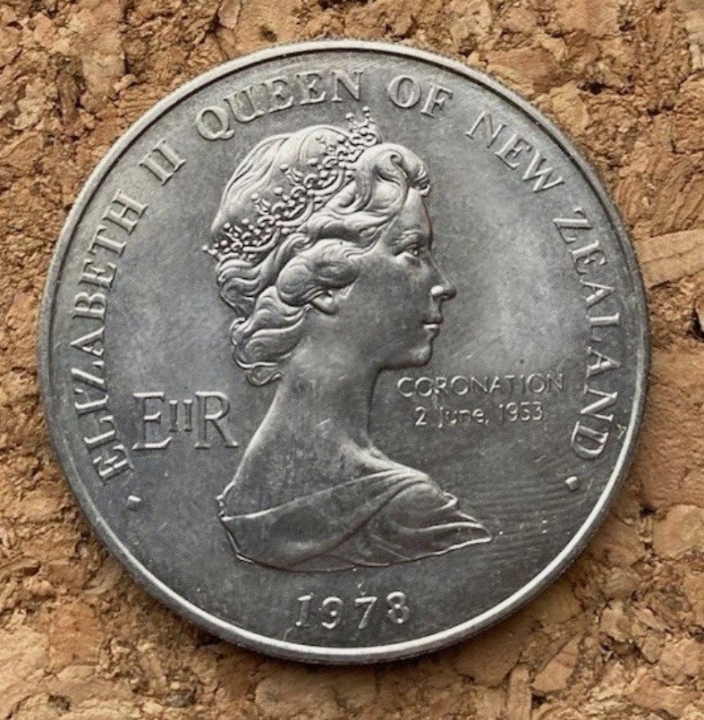  Neuseeland - 1 Dollar 1978 Krönung , Bestes Angebot EU West   