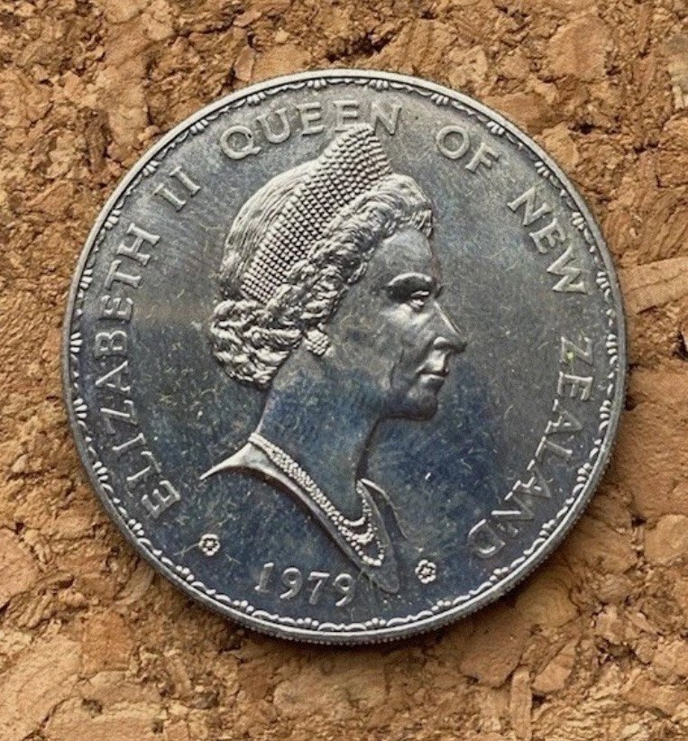  Neuseeland - 1 Dollar 1979 | Herrliches Moti   