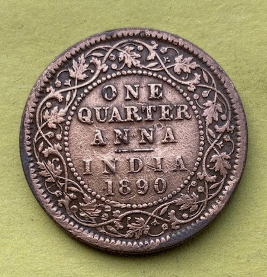  Britisch-Indien ¼ Anna 1890 / 1/4 Anna | Victoria   