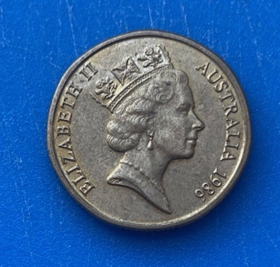 Australien 1 Dollar 1986 Jahr des Friedens   