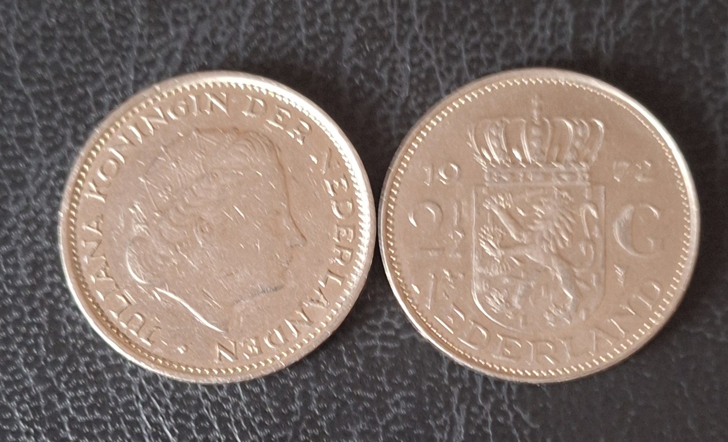  Niederlande,2-1/2 Gulden, 1972 Juliana Königin der Niederlande   