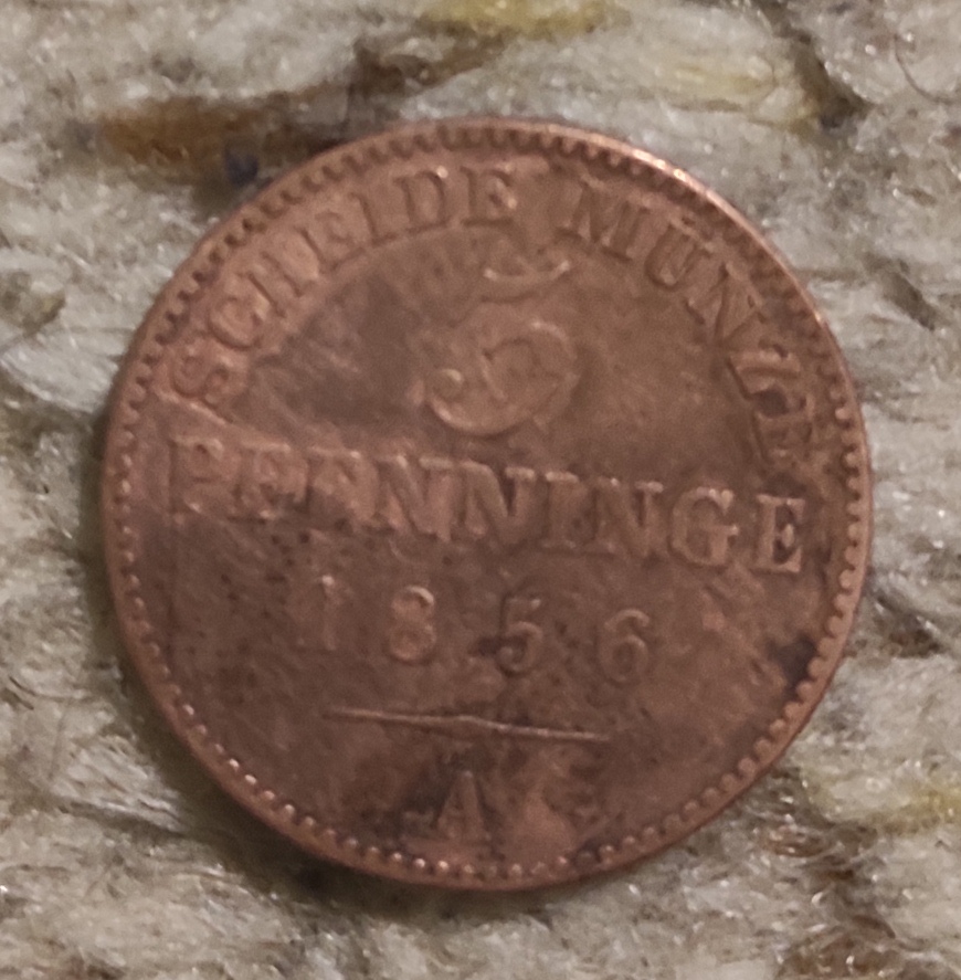  Preußen 3 Pfennig 1856 A   