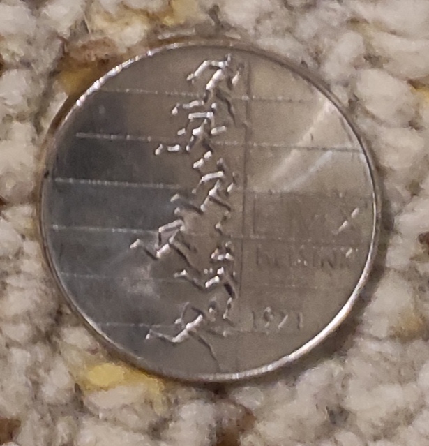  Finnland 10 Markkaa 1971, SILBER, 10. Leichtathletik-Europameisterschaft   