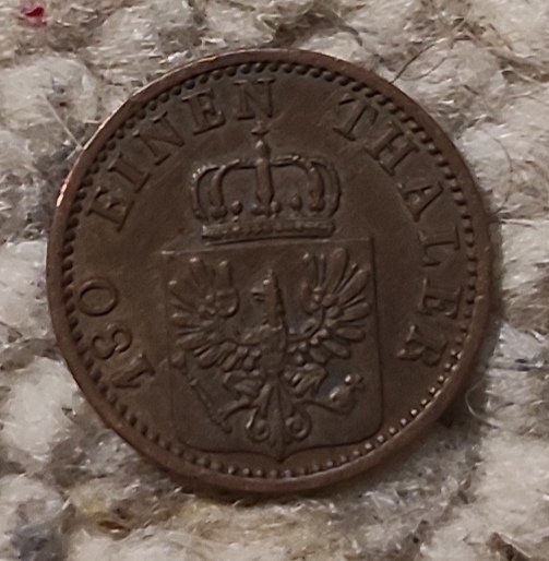  Preußen 2 Pfennig 1868   
