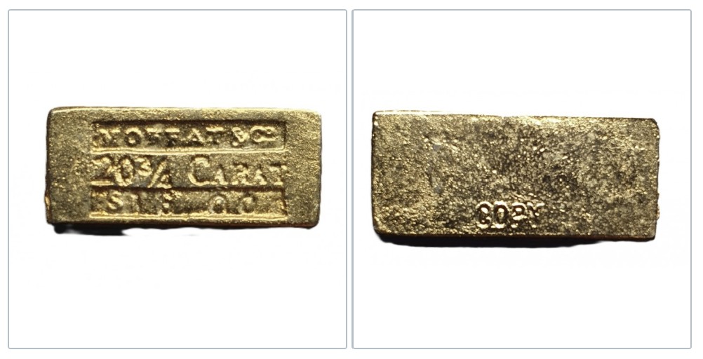  USA Moffat & Co. 16.00 Dollar 20 3/4 Carat um 1849 Goldbarren 8,06g Replikat COPY!!!   