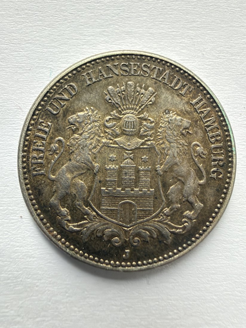  Deutsches Reich | 2 Mark | 1906 | Freie und Hansestadt Hamburg   