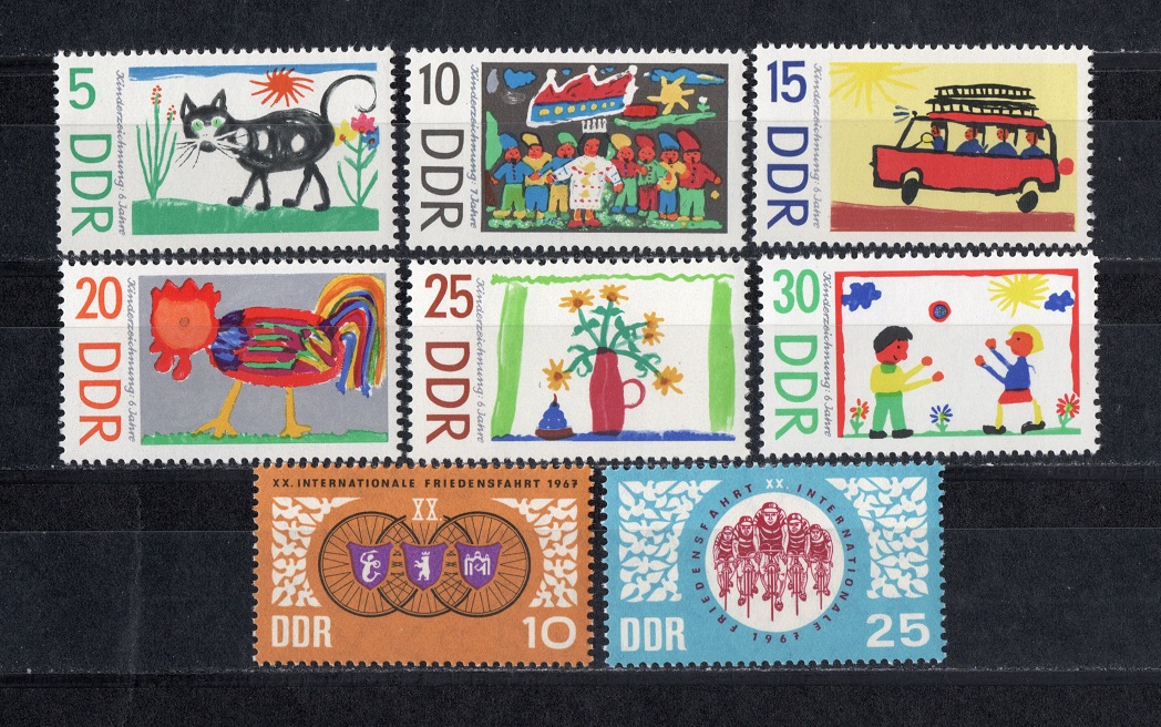  DDR 1967 Mi. 1278-1285 Zwei Kompl.-Sätze **Postfrisch   