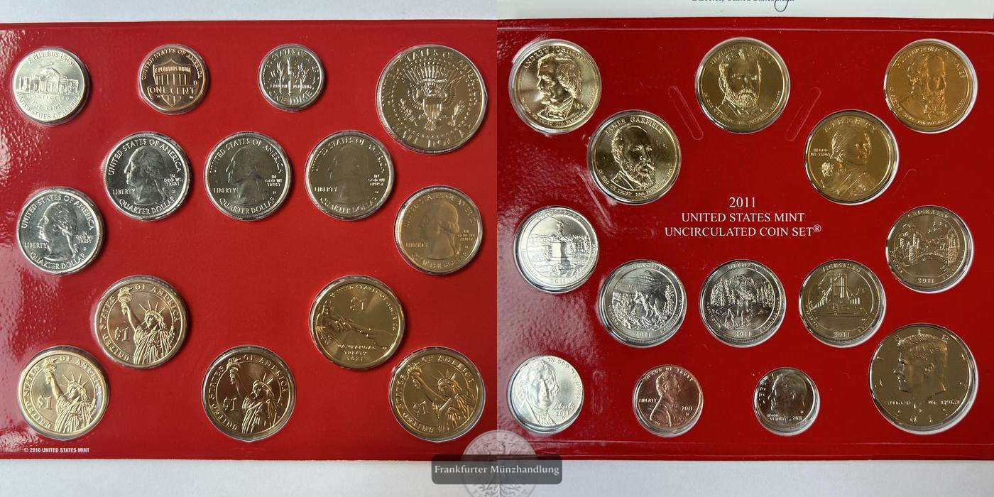  Lot: USA 2011 Denver Coin set FM-Frankfurt   
