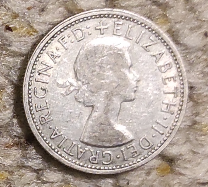  Australien 1 Florin 1954 (= 2 Schilling) SILBER, Elizabeth II.   