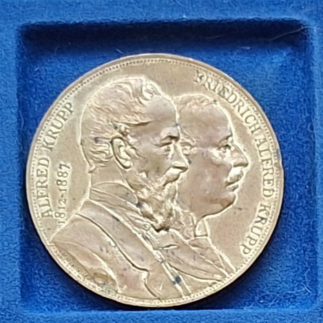  Deutschland 1892 ALFRED KRUPP DENKMAL Bronze   