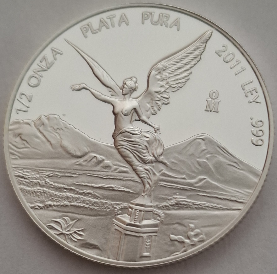  Mexico 1/2 oz Silber Libertad 2011 pp gekapselt   