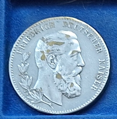  Deutschland 1888 Medaillie Friedrich deutscher Kaiser   