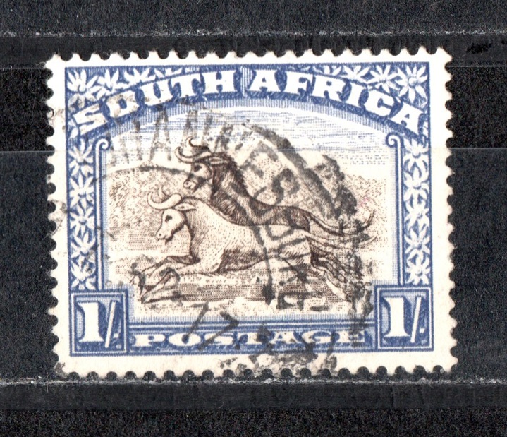  Südafrika 1 Rand Alte Briefmarke s.scan   