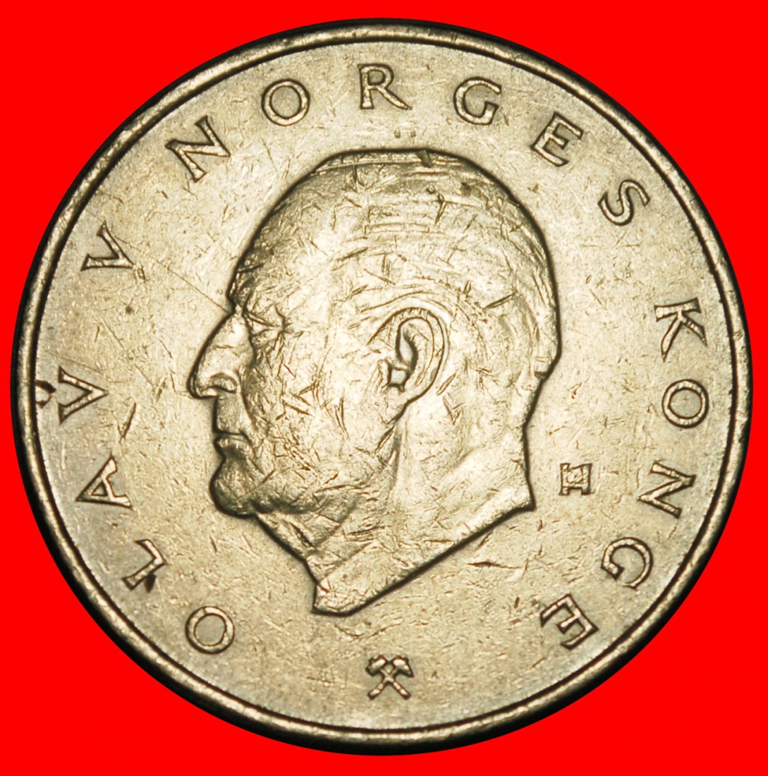  Ⰺ LÖWE (1974-1988): NORWEGEN ★ 5 KRONEN 1983 STEMPEL I A rK! OLAV V. (1957-1991)★OHNE VORBEHALT!   