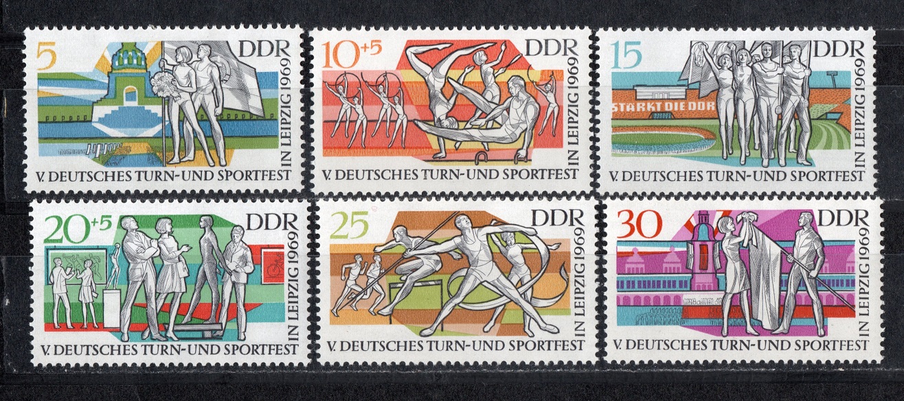  DDR 1969 Mi 1483-1488 Kompl.Satz **Postfrisch   