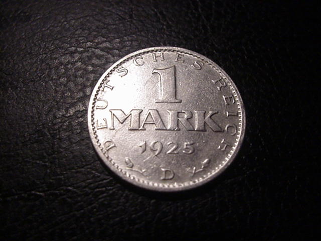 Weimarer Republik 1 Mark 1925 D