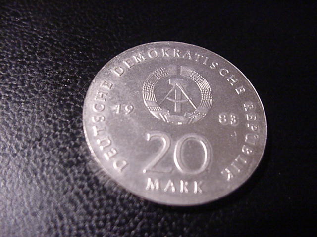  DDR 20 Mark Zum 500.Geburtststag v.Martin Luther 1983   