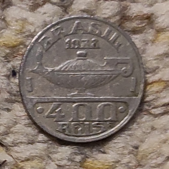  e150: Brasilien 400 Reis 1938, Erste Republik  (1889 - 1942)   