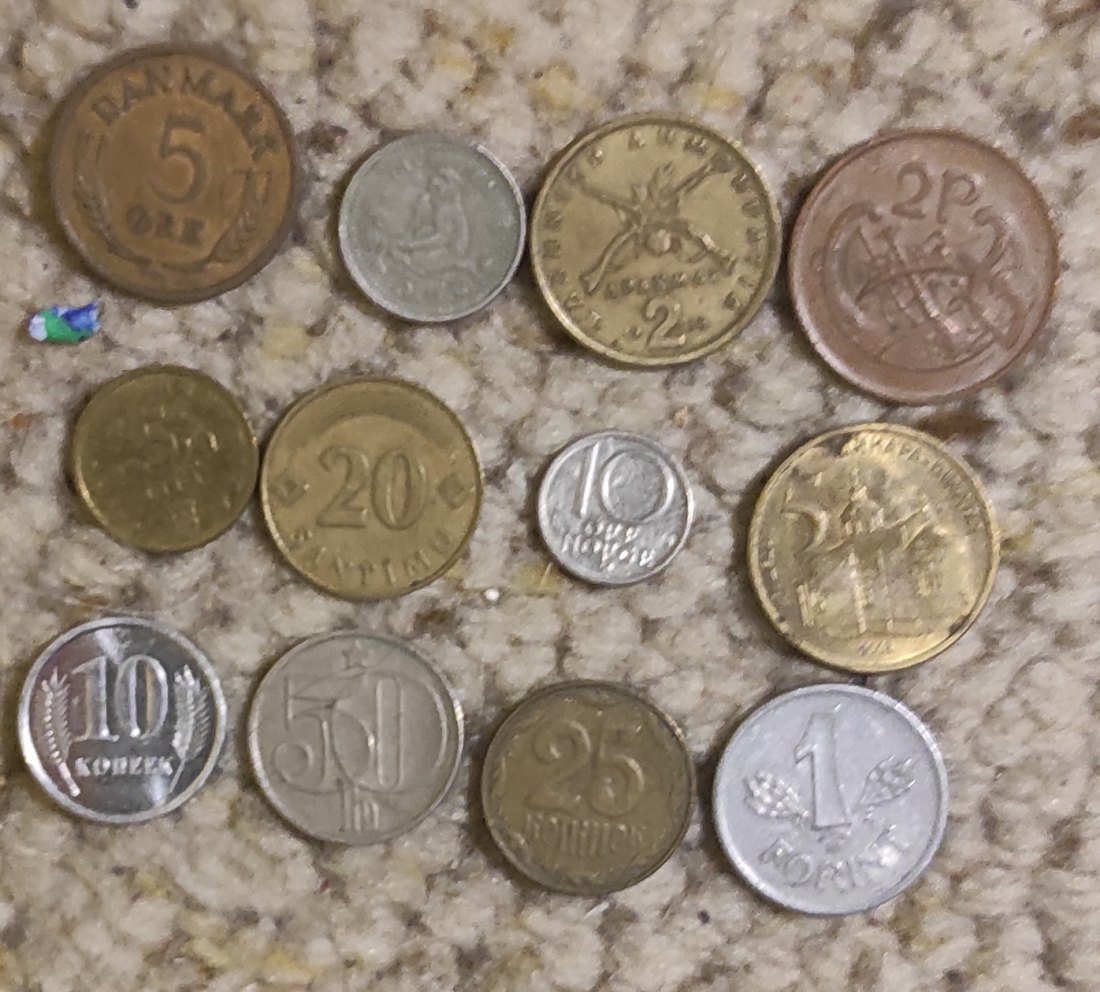  s012: 12 Länder/12 Münzen, Europa, 12 Münzen aus 12 verschiedenen Länder   