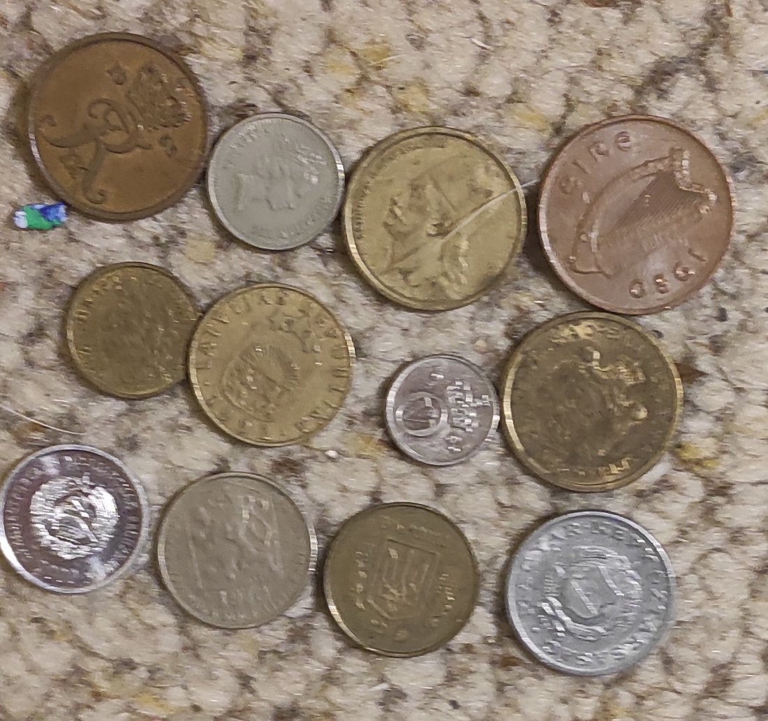  s012: 12 Länder/12 Münzen, Europa, 12 Münzen aus 12 verschiedenen Länder   