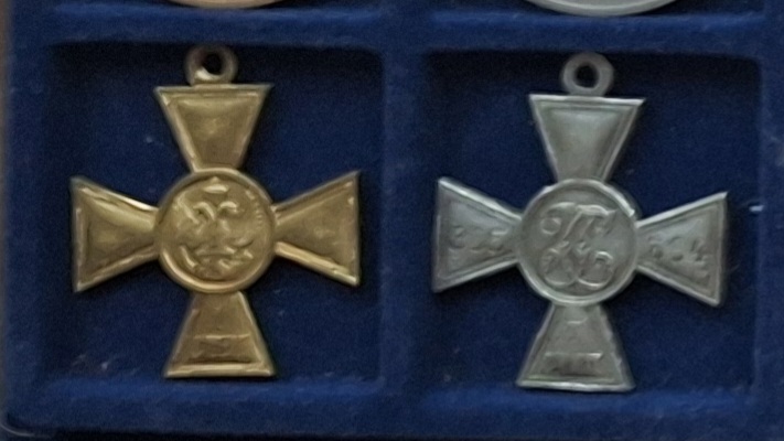  Russland 1915-1917 St. Georgs-Kreuz 3.Klasse und zaristischer Orden 1. Klasse   