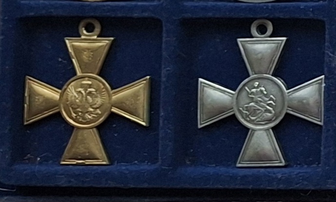  Russland 1915-1917 St. Georgs-Kreuz 3.Klasse und zaristischer Orden 1. Klasse   