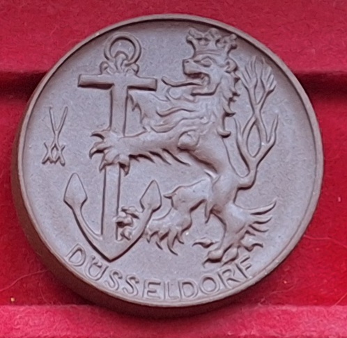  Deutschland Porzellanmedaillie Meissen - Jan Wellem Pfalzgraf-Kurfürst/Herzog   
