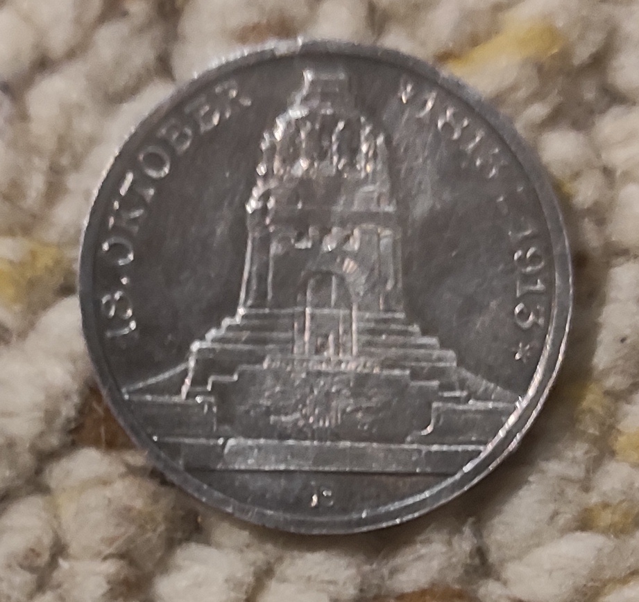  Sachsen 3 Mark 1913, SILBER, Zur Jahrhundertfeier der Völkerschlacht bei Leipzig   