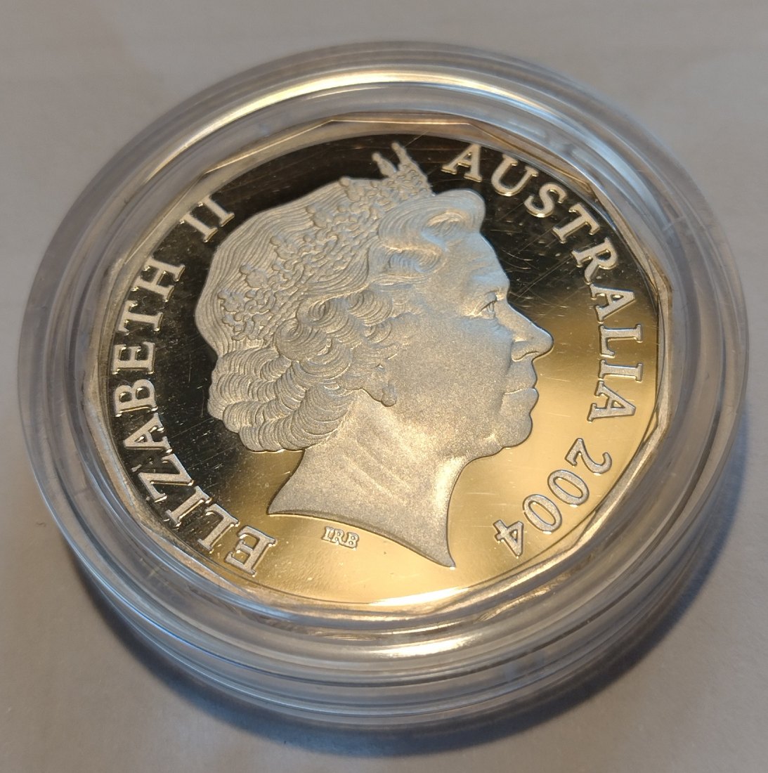 Silbermünze Australien, Proof Version, 50 Cent 2004