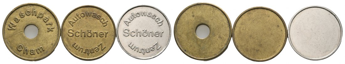  Bayern; Autowasch-Marken (3 Stück)   