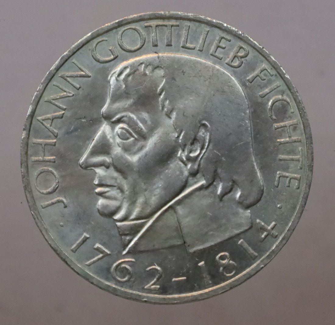 BRD 5 DM 1964 J,SS, Johann Gottlieb Fichte
