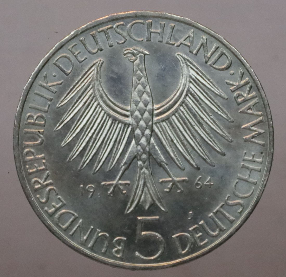  BRD 5 DM 1964 J,SS,  Johann Gottlieb Fichte   